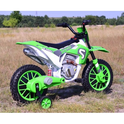 MEGA MOTOR ENDURO - MIĘKKIE KOŁA, AMORTYZATOR, 12V, WALIZKA SUPER JAKOŚĆ/XMX616