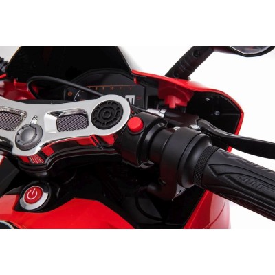 WIELKI MOTOR ŚCIGACZ PERFECT WOLNY START, 250 WAT, ŁAŃCUCH, TARCZOWE HAMULCE, MIĘKKIE KOŁA/SX1629-24V