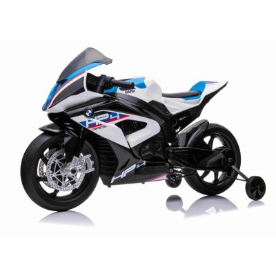 MOTOR NA AKUMULATOR ŚCIGACZ ORYGINALNE BMW HP4 RACE, KOŁA EVA, MIĘKKIE SIEDZENIE/JT5001