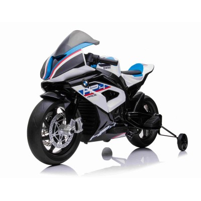 MOTOR NA AKUMULATOR ŚCIGACZ ORYGINALNE BMW HP4 RACE, KOŁA EVA, MIĘKKIE SIEDZENIE/JT5001