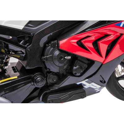MOTOR NA AKUMULATOR ŚCIGACZ ORYGINALNE BMW HP4 RACE, KOŁA EVA, MIĘKKIE SIEDZENIE/JT5001