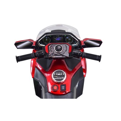 MEGA MOTOR  TURYSTYCZNY  NA AKUMULATOR  LAKIER, ŚWIATŁA/ HLW1688
