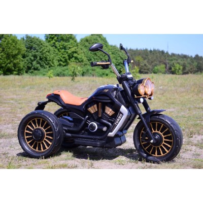 WIELKI MOTOR CHOPPER, MIĘKKIE KOŁA, MIĘKKIE SIEDZENIE/BDL1388