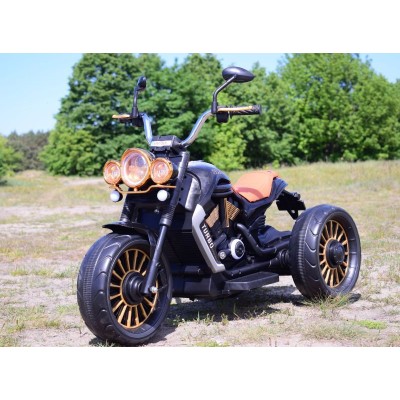 WIELKI MOTOR CHOPPER, MIĘKKIE KOŁA, MIĘKKIE SIEDZENIE/BDL1388
