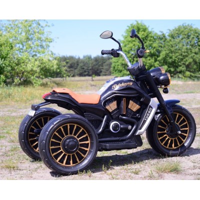 WIELKI MOTOR CHOPPER, MIĘKKIE KOŁA, MIĘKKIE SIEDZENIE/BDL1388