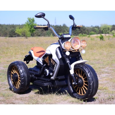 WIELKI MOTOR CHOPPER, MIĘKKIE KOŁA, MIĘKKIE SIEDZENIE/BDL1388