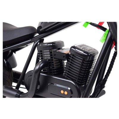 REWELACYJNY  MOTOR CRUISER 12 PLUS, IMITACJA WYDECHU, DŹWIĘKI, POMPOWANE KOŁA/RL-MB03P