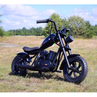 REWELACYJNY  MOTOR CRUISER 12 PLUS, IMITACJA WYDECHU, DŹWIĘKI, POMPOWANE KOŁA/RL-MB03P