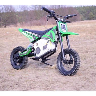 REWELACYJNY  MOTOR CROSSOWY SPEED   POMPOWANE KOŁA, STALOWA RAMA 36V/A9901