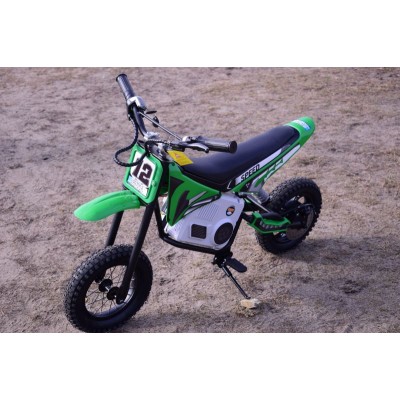 REWELACYJNY  MOTOR CROSSOWY SPEED   POMPOWANE KOŁA, STALOWA RAMA 36V/A9901
