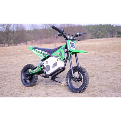 REWELACYJNY  MOTOR CROSSOWY SPEED   POMPOWANE KOŁA, STALOWA RAMA 36V/A9901