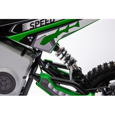REWELACYJNY  MOTOR CROSSOWY SPEED   POMPOWANE KOŁA, STALOWA RAMA 36V/A9901