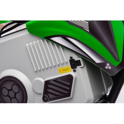 REWELACYJNY  MOTOR CROSSOWY SPEED   POMPOWANE KOŁA, STALOWA RAMA 36V/A9901