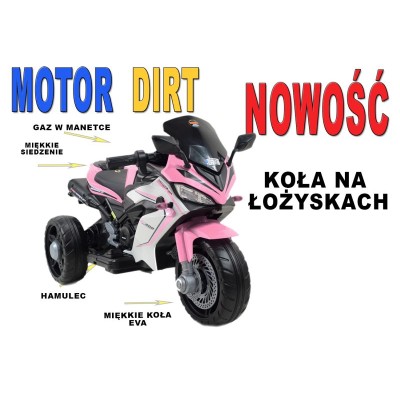 ŚCIGACZ "DIRT" - GAZ W MANETCE, MĘEKKIE KOŁA FULL OPCJA/TK400