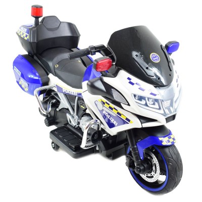OLBRZYMI  SUPER  MOTOR  ŚCIGACZ POLICYJNY,MIĘKKIE KOŁA, MIĘKKIE SIEDZENIE, GAZ W RĄCZCE, HAMULEC /MH888