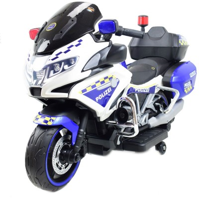 OLBRZYMI  SUPER  MOTOR  ŚCIGACZ POLICYJNY,MIĘKKIE KOŁA, MIĘKKIE SIEDZENIE, GAZ W RĄCZCE, HAMULEC /MH888