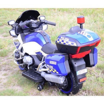 OLBRZYMI  SUPER  MOTOR  ŚCIGACZ POLICYJNY,MIĘKKIE KOŁA, MIĘKKIE SIEDZENIE, GAZ W RĄCZCE, HAMULEC /MH888