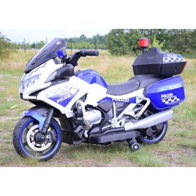 OLBRZYMI  SUPER  MOTOR  ŚCIGACZ POLICYJNY,MIĘKKIE KOŁA, MIĘKKIE SIEDZENIE, GAZ W RĄCZCE, HAMULEC /MH888