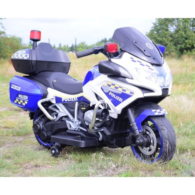 OLBRZYMI  SUPER  MOTOR  ŚCIGACZ POLICYJNY,MIĘKKIE KOŁA, MIĘKKIE SIEDZENIE, GAZ W RĄCZCE, HAMULEC /MH888