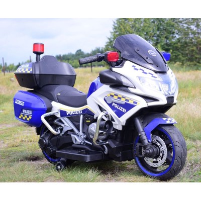 OLBRZYMI  SUPER  MOTOR  ŚCIGACZ POLICYJNY,MIĘKKIE KOŁA, MIĘKKIE SIEDZENIE, GAZ W RĄCZCE, HAMULEC /MH888
