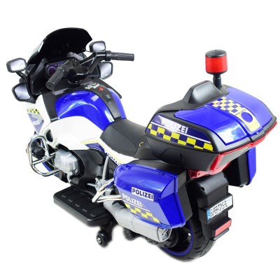 OLBRZYMI  SUPER  MOTOR  ŚCIGACZ POLICYJNY,MIĘKKIE KOŁA, MIĘKKIE SIEDZENIE, GAZ W RĄCZCE, HAMULEC /MH888