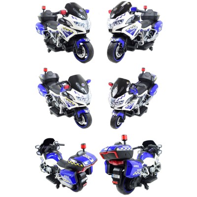 OLBRZYMI  SUPER  MOTOR  ŚCIGACZ POLICYJNY,MIĘKKIE KOŁA, MIĘKKIE SIEDZENIE, GAZ W RĄCZCE, HAMULEC /MH888