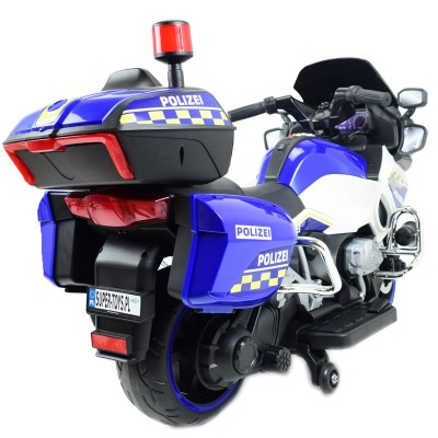 OLBRZYMI  SUPER  MOTOR  ŚCIGACZ POLICYJNY,MIĘKKIE KOŁA, MIĘKKIE SIEDZENIE, GAZ W RĄCZCE, HAMULEC /MH888
