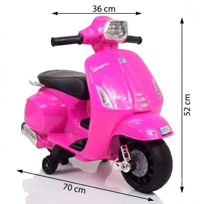 Pierwszy skuter na akumulator dla dziecka Vespa, licencja
