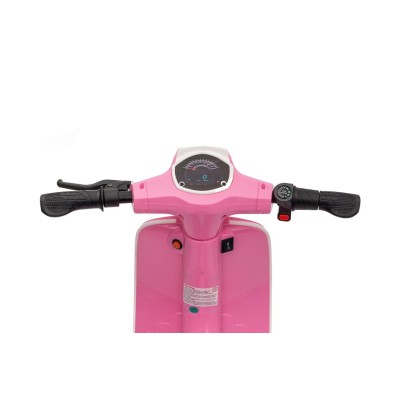 Pojazd na akumulator skuter różowy retro WATERPROOF/sx-2438