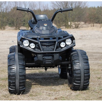 MEGA WIELKI QUAD, AMORTYZATORY, MIĘKKIE KOŁA, PILOT, WOLNY START, RADIO/0906