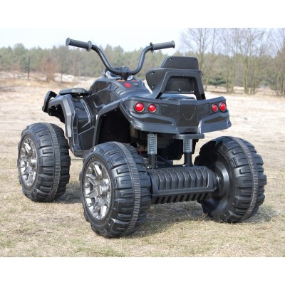 MEGA WIELKI QUAD, AMORTYZATORY, MIĘKKIE KOŁA, PILOT, WOLNY START, RADIO/0906
