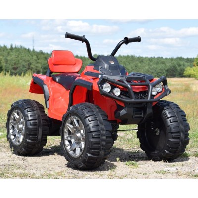 MEGA WIELKI QUAD, AMORTYZATORY, MIĘKKIE KOŁA, PILOT, WOLNY START, RADIO/0906