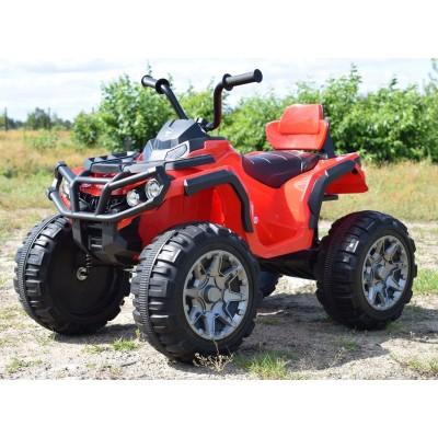 MEGA WIELKI QUAD, AMORTYZATORY, MIĘKKIE KOŁA, PILOT, WOLNY START, RADIO/0906