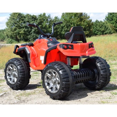 MEGA WIELKI QUAD, AMORTYZATORY, MIĘKKIE KOŁA, PILOT, WOLNY START, RADIO/0906