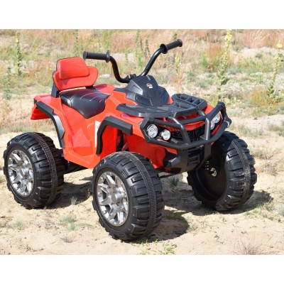 MEGA WIELKI QUAD, AMORTYZATORY, MIĘKKIE KOŁA, PILOT, WOLNY START, RADIO/0906