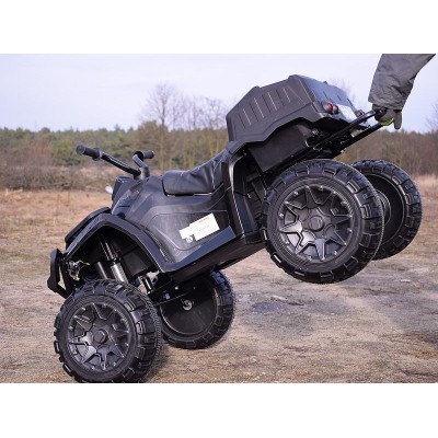 MEGA WIELKI QUAD, AMORTYZATORY, MIĘKKIE KOŁA, PILOT, WOLNY START, RADIO/0909