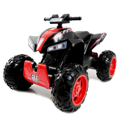 MEGA WIELKI QUAD  Z NAPĘDEM 4X4, AMORTYZATORY, MIĘKKIE KOŁA,, BLUETOOTH/S2888