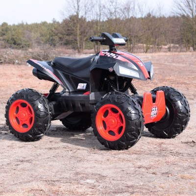 MEGA WIELKI QUAD  Z NAPĘDEM 4X4, AMORTYZATORY, MIĘKKIE KOŁA,, BLUETOOTH/S2888