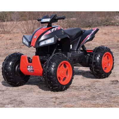 MEGA WIELKI QUAD  Z NAPĘDEM 4X4, AMORTYZATORY, MIĘKKIE KOŁA,, BLUETOOTH/S2888