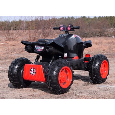 MEGA WIELKI QUAD  Z NAPĘDEM 4X4, AMORTYZATORY, MIĘKKIE KOŁA,, BLUETOOTH/S2888