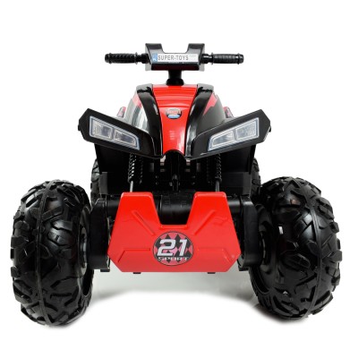 MEGA WIELKI QUAD  Z NAPĘDEM 4X4, AMORTYZATORY, MIĘKKIE KOŁA,, BLUETOOTH/S2888