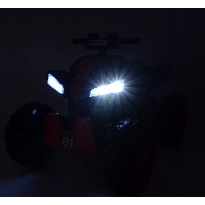 MEGA WIELKI QUAD  Z NAPĘDEM 4X4, AMORTYZATORY, MIĘKKIE KOŁA,, BLUETOOTH/S2888