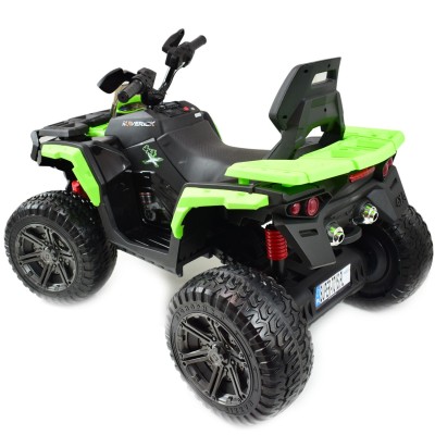 MEGA WIELKI QUAD MAVERICK  Z NAPĘDEM 4X4, AMORTYZATORY, MIĘKKIE KOŁA, GAZ W MANETCE, HAMULEC/BBH3588