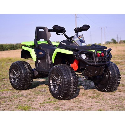 MEGA WIELKI QUAD MAVERICK  Z NAPĘDEM 4X4, AMORTYZATORY, MIĘKKIE KOŁA, GAZ W MANETCE, HAMULEC/BBH3588
