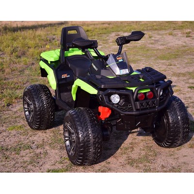 MEGA WIELKI QUAD MAVERICK  Z NAPĘDEM 4X4, AMORTYZATORY, MIĘKKIE KOŁA, GAZ W MANETCE, HAMULEC/BBH3588