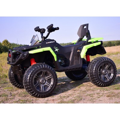 MEGA WIELKI QUAD MAVERICK  Z NAPĘDEM 4X4, AMORTYZATORY, MIĘKKIE KOŁA, GAZ W MANETCE, HAMULEC/BBH3588