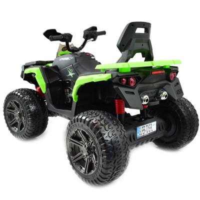 MEGA WIELKI QUAD MAVERICK  Z NAPĘDEM 4X4, AMORTYZATORY, MIĘKKIE KOŁA, GAZ W MANETCE, HAMULEC/BBH3588