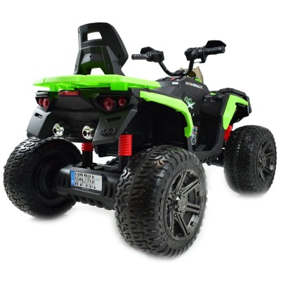 MEGA WIELKI QUAD MAVERICK  Z NAPĘDEM 4X4, AMORTYZATORY, MIĘKKIE KOŁA, GAZ W MANETCE, HAMULEC/BBH3588