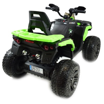 MEGA WIELKI QUAD MAVERICK  Z NAPĘDEM 4X4, AMORTYZATORY, MIĘKKIE KOŁA, GAZ W MANETCE, HAMULEC/BBH3588