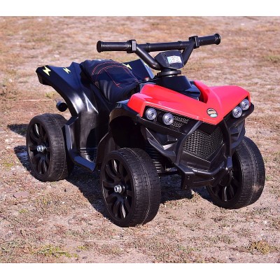 Quad na akumulator, miękkie koła EVA, miękkie siedzenie, dwa akumulatory, dźwięki/RBT570